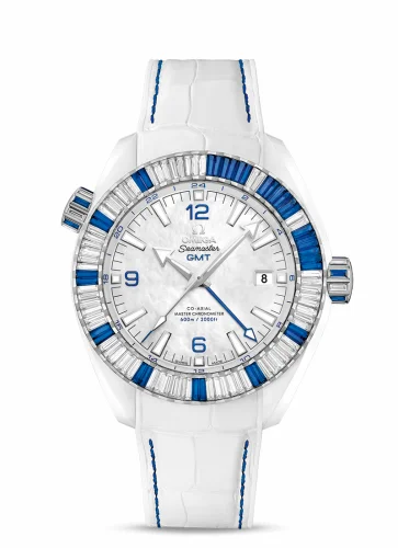 Omega Seamaster Planet Ocean 600M Co-Axial 45.5 Master Chronometer GMT Deep White Sapphire 215.98.46.22.05.001 (21598462205001)